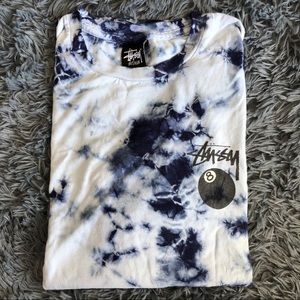 Rare Stussy Eight Ball Tiedye Tee